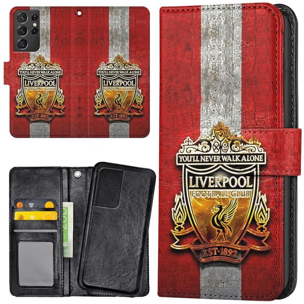 Samsung Galaxy S21 Ultra - Lommebok Deksel Liverpool