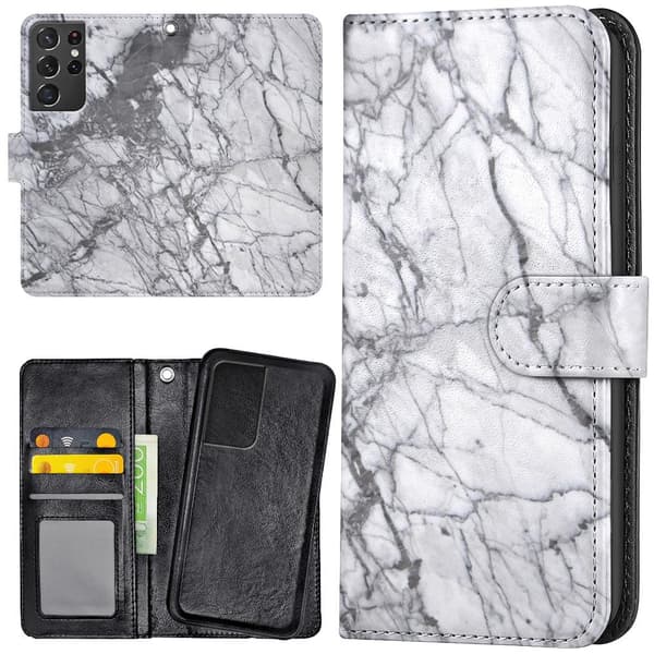 Samsung Galaxy S21 Ultra - Mobilcover/Etui Cover Marmor