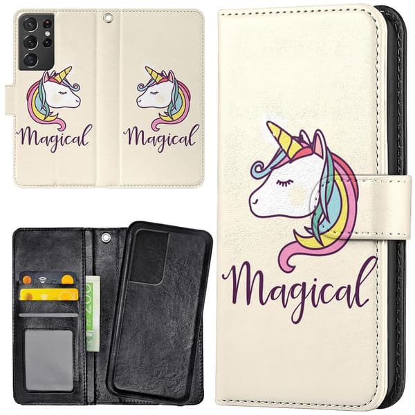 Samsung Galaxy S21 Ultra - Mobilcover/Etui Cover Magisk Pony