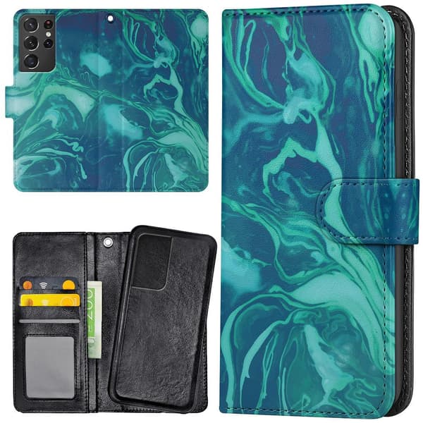 Samsung Galaxy S21 Ultra - Mobilcover/Etui Cover Marmor