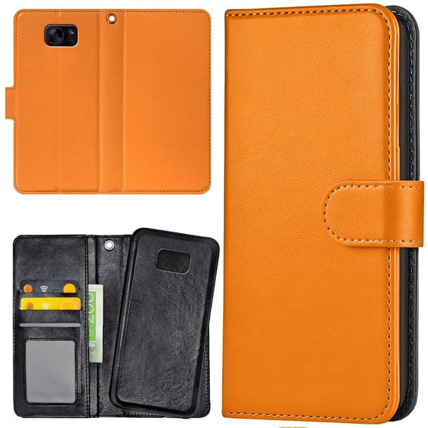 Samsung Galaxy S7 - Lommebok Deksel Oransje