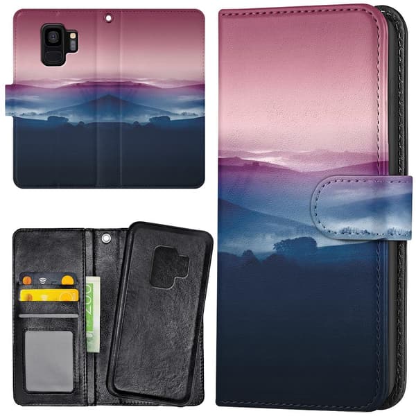 Samsung Galaxy S9 - Lommebok Deksel Fargerike Daler