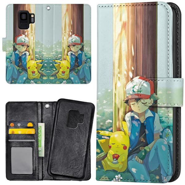 Samsung Galaxy S9 - Lompakkokotelo/Kuoret Pokemon
