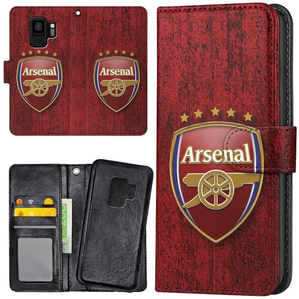 Samsung Galaxy S9 - Lommebok Deksel Arsenal