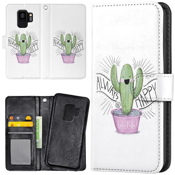 Samsung Galaxy S9 - Mobilcover/Etui Cover Happy Cactus