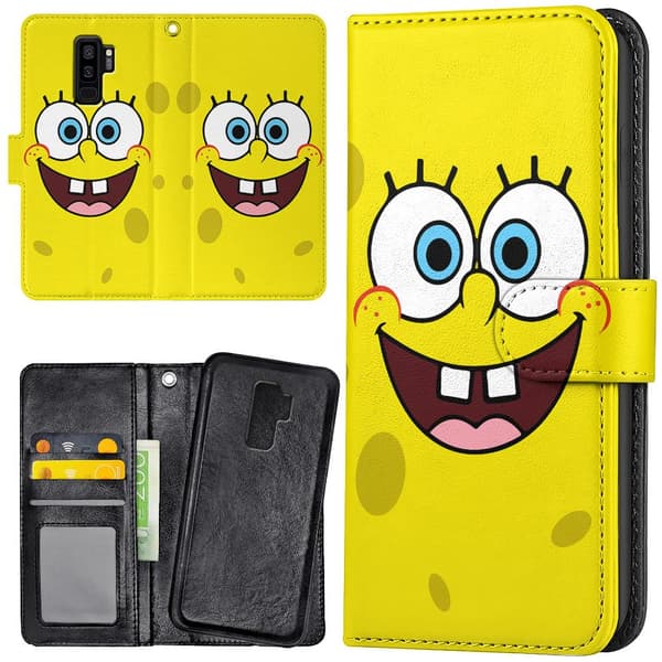 Samsung Galaxy S9 Plus - Lommebok Deksel Svampebob