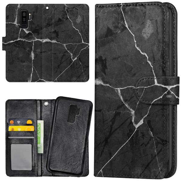 Samsung Galaxy S9 Plus - Lommebok Deksel Marmor