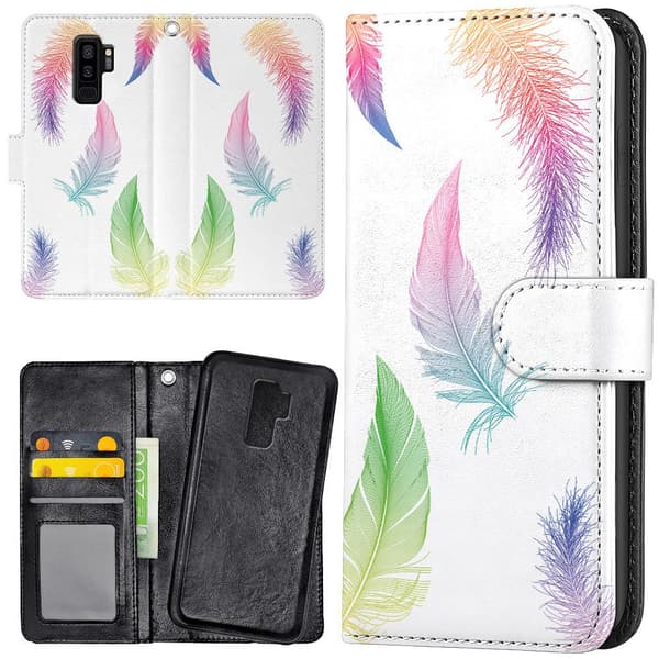 Samsung Galaxy S9 Plus - Mobilcover/Etui Cover Fjer