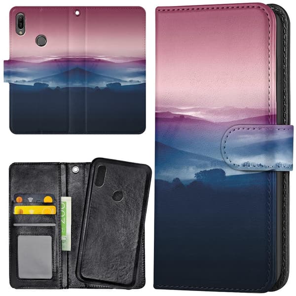 Xiaomi Mi A2 - Lompakkokotelo/Kuoret Värikkäät Laaksot