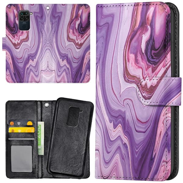 Xiaomi Redmi Note 9 - Mobilcover/Etui Cover Marmor