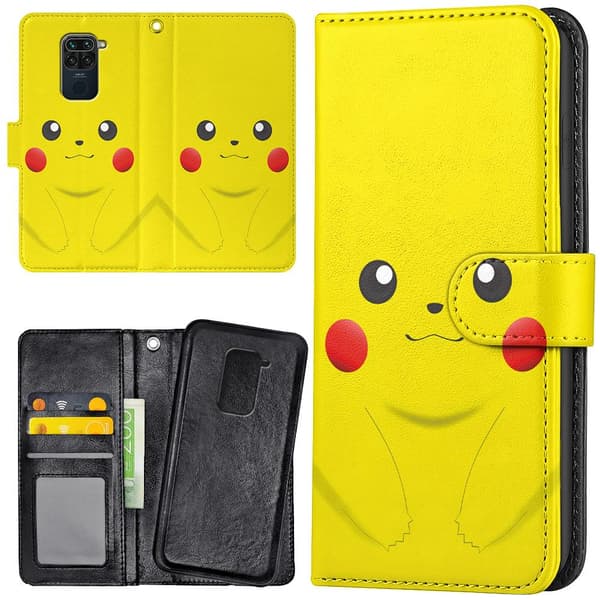 Xiaomi Redmi Note 9 - Mobilcover/Etui Cover Pikachu / Pokemon