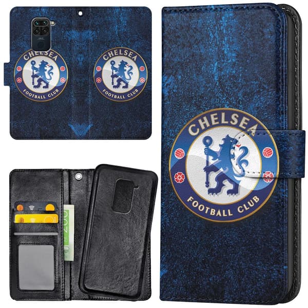 Xiaomi Redmi Note 9 - Plånboksfodral/Skal Chelsea