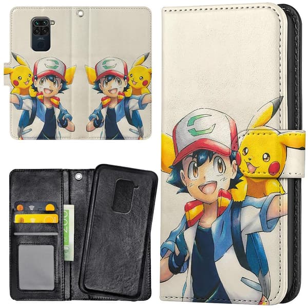 Xiaomi Redmi Note 9 - Plånboksfodral/Skal Pokemon