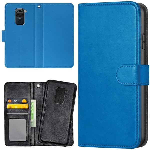 Xiaomi Redmi Note 9 - Plånboksfodral/Skal Blå