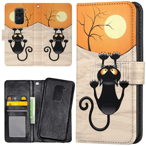 Xiaomi Redmi Note 9 - Mobilcover/Etui Cover Kløekat