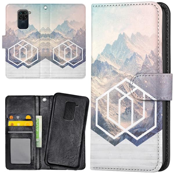 Xiaomi Redmi Note 9 - Mobilcover/Etui Cover Kunst Bjerg