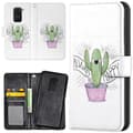 Pikkukuva 1 / 2: Xiaomi Redmi Note 9 - Lompakkokotelo/Kuoret Happy Cactus