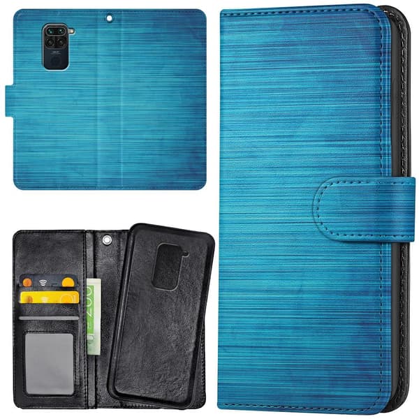 Xiaomi Redmi Note 9 - Lompakkokotelo/Kuoret Raapittu Tekstuuri