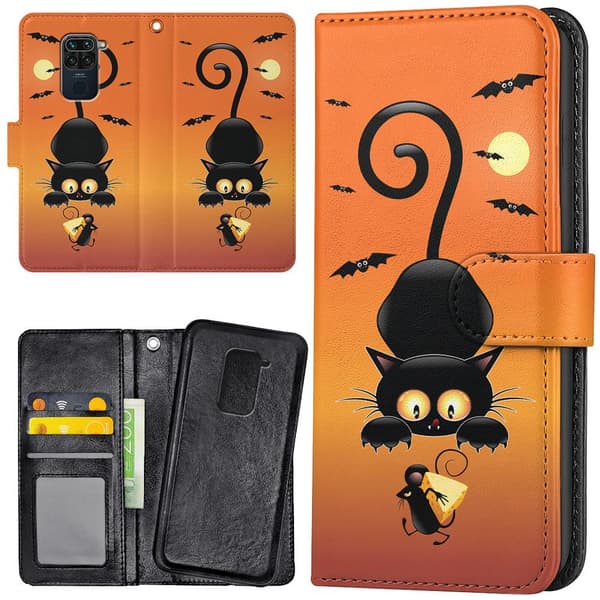 Xiaomi Redmi Note 9 - Mobilcover/Etui Cover Kat og Mus
