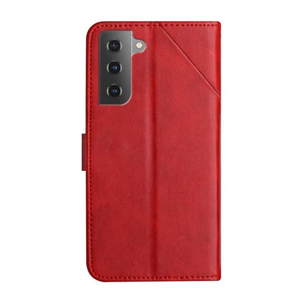 SKALO Samsung S22+ Kohokuvioitu PU Nahka Lompakkokotelo - Musta