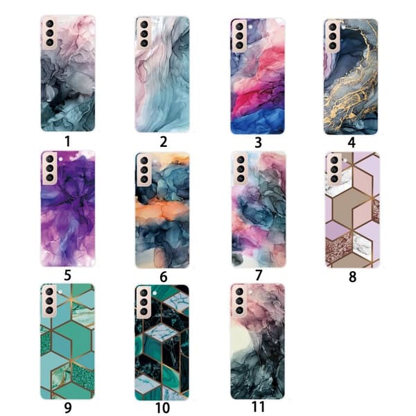 SKALO Samsung S22+ Marmor TPU-cover - #1