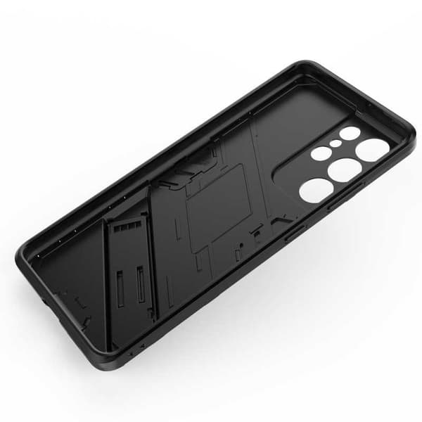 Samsung S21 Ultra Shockproof Case med Kickstand ThinArmor V2