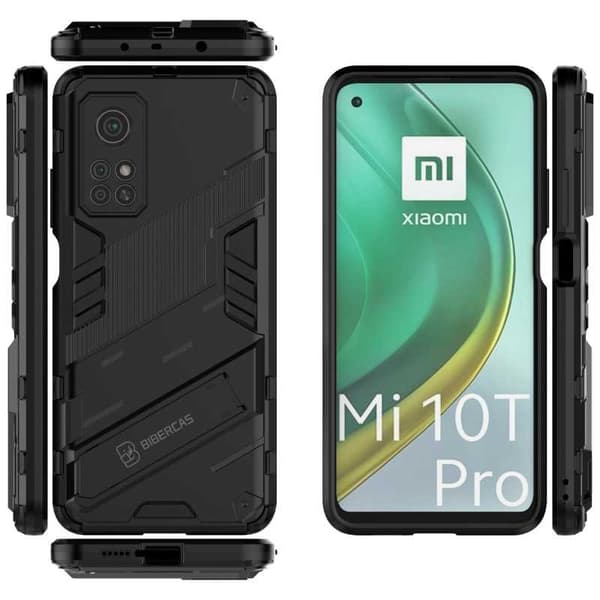 Xiaomi Mi 10T/10T Pro Stöttåligt Skal med Kickstand ThinArmor V2