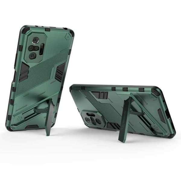 Xiaomi Redmi Note 10 Pro 4G Stöttåligt Skal med Kickstand ThinArmor V2