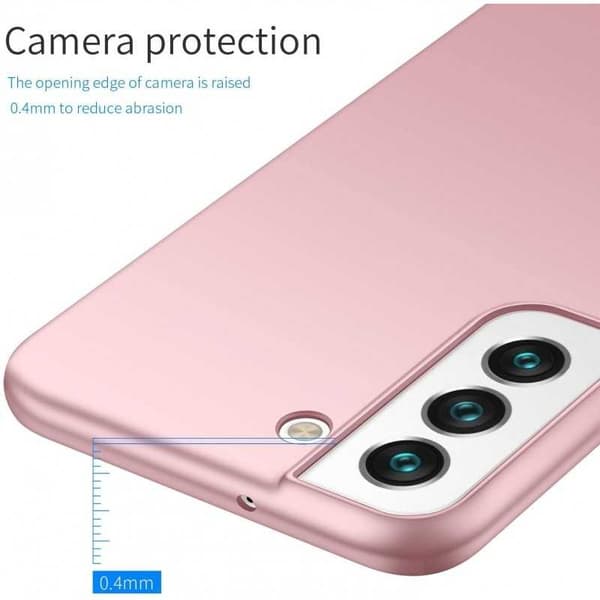 Samsung S21 FE Tunt Lätt Mobilskal Basic V2 Rosenguld