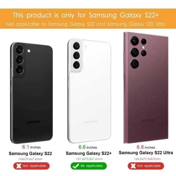 Samsung S22 Plus Thin Light Mobile Cover Basic V2 Rose Gold