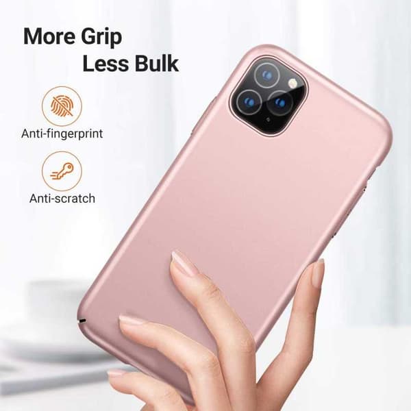 iPhone 11 Pro Ultra tyndt letvægtscover Basic V2 Rose Gold