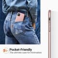 Miniatyrbillede 6 af 7: iPhone 11 Pro Max Ultratyndt letvægtscover Basic V2 Rose Gold