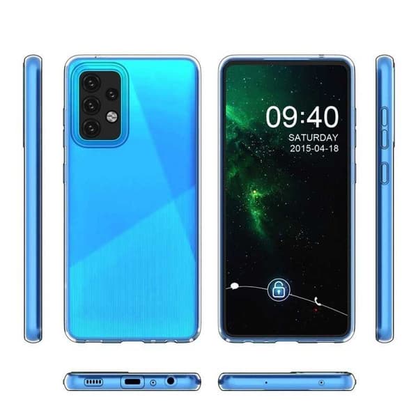 Samsung A73 5G stødabsorberende blødt cover Enkelt