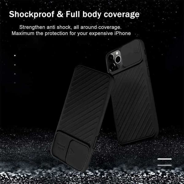 iPhone 11 Pro Max Stöttåligt Skal Inbyggd Kamerskydd CamShield