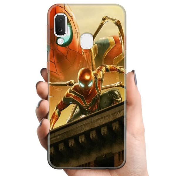 Samsung Galaxy A20e TPU Mobildeksel Spiderman