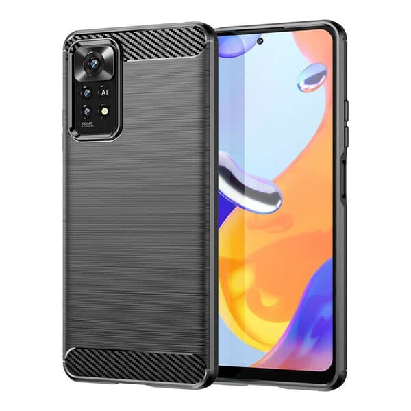 Harjattu TPU kuori Xiaomi Redmi Note 11 Pro 5G