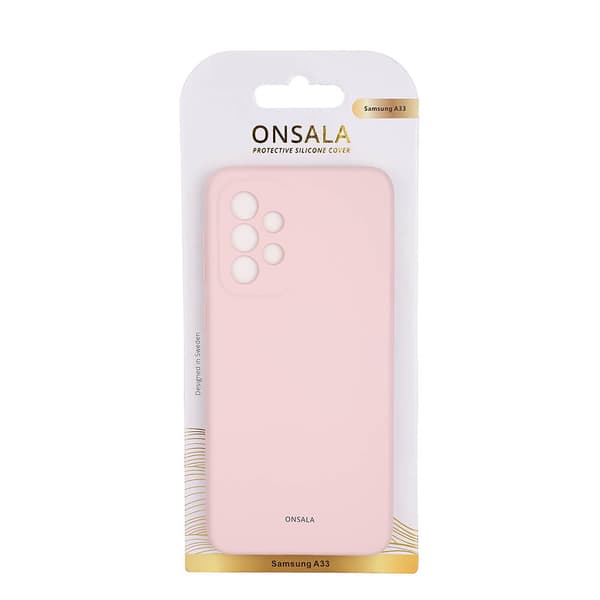 Mobildeksel Silikon Chalk Pink - Samsung A33