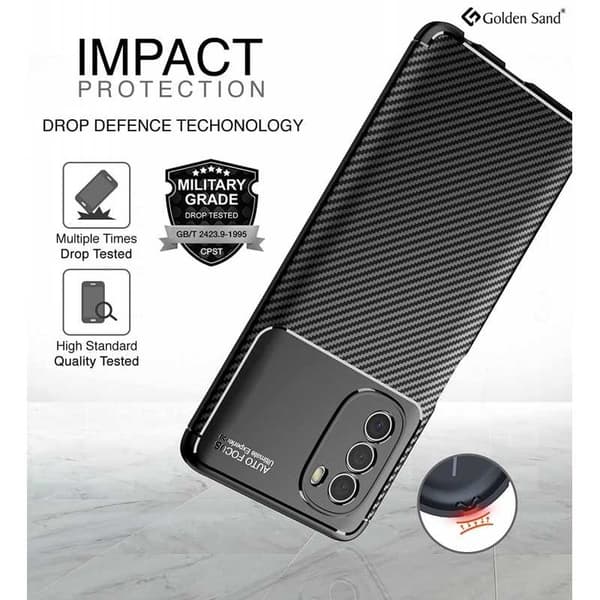 Motorola Edge 30 Pro stødsikkert cover FullCarbon V4