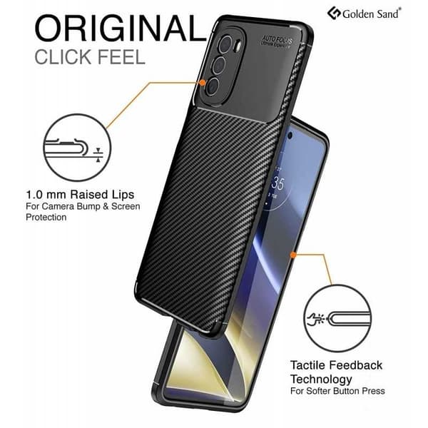 Motorola Edge 30 Pro stødsikkert cover FullCarbon V4