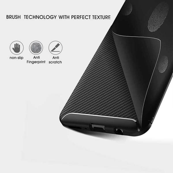 Redmi Note 9S & 9 Pro Iskunkestävä ohut kansi FullCarbon V4