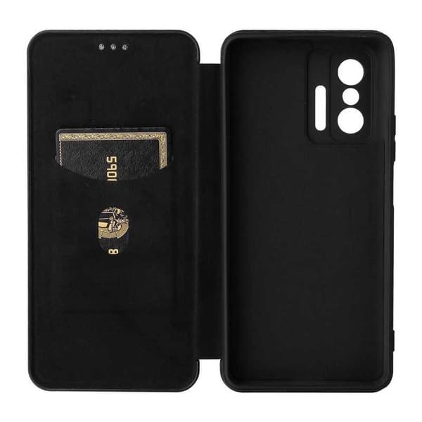 Xiaomi Redmi Note 11 / 11S Flipfodral Kortfack CarbonDreams Grön