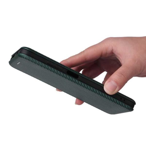Xiaomi Redmi Note 11 / 11S Flipfodral Kortfack CarbonDreams Grön