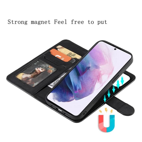 SKALO Samsung S22+ Magnetskal/plånbok "2 i 1"
