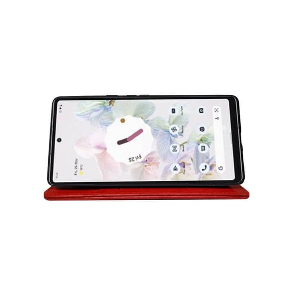 Wallet cover 3-kort Google Pixel 6a - Rød