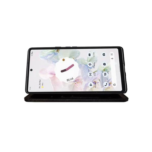Mobil lommebok 3-kort Google Pixel 6a - Sort