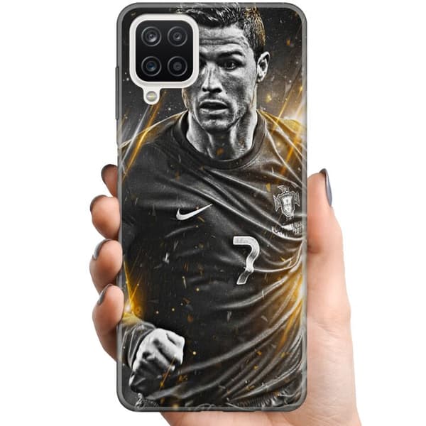 Samsung Galaxy A12 TPU Matkapuhelimen kuori Cristiano Ronaldo