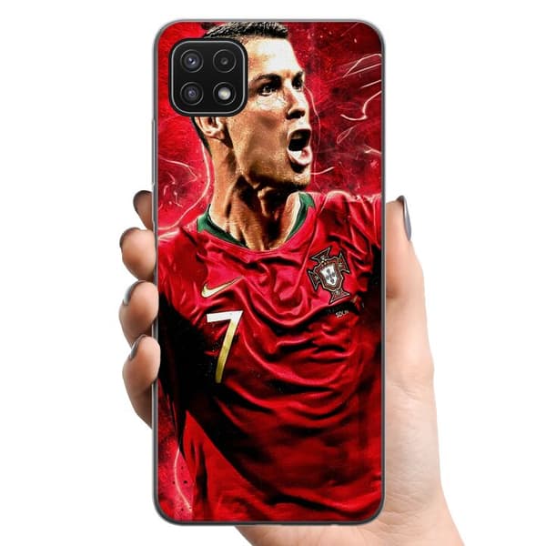 Samsung Galaxy A22 5G TPU Mobilcover Cristiano Ronaldo