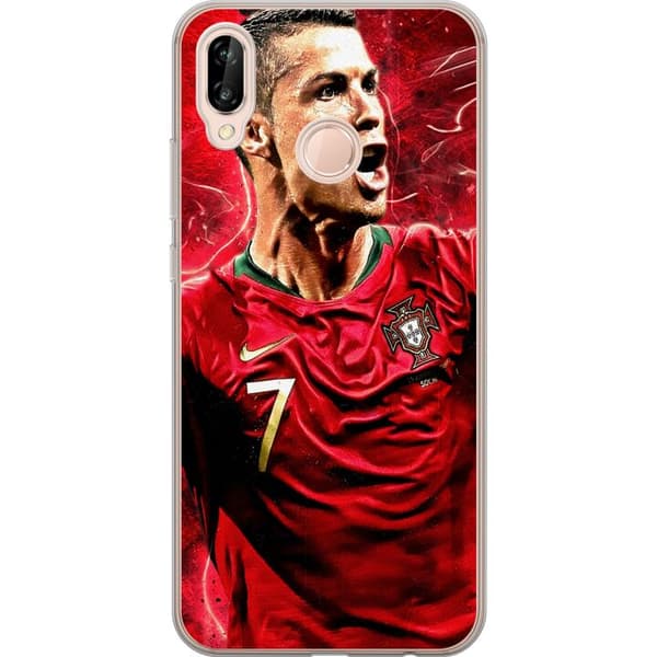 Huawei P20 lite Läpinäkyvä kuori Cristiano Ronaldo