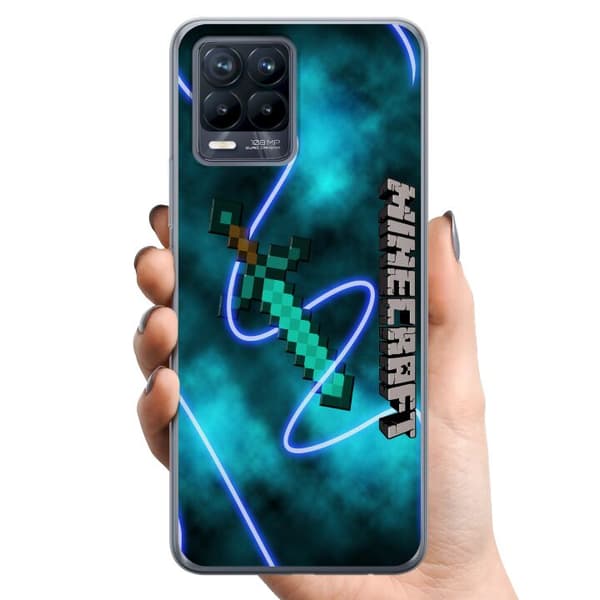 Realme 8 TPU Mobildeksel Minecraft