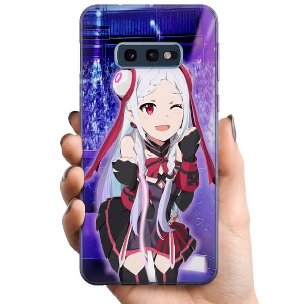 Samsung Galaxy S10e TPU Matkapuhelimen kuori Anime Tyttö